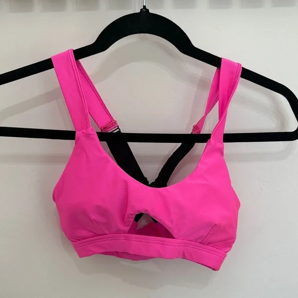 Bombshell Sportswear glow Pink Supportive Sports Bra size small - Picture 3 of 8